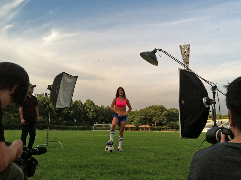 Ξέρει και από μπάλα η Celeste (photos)