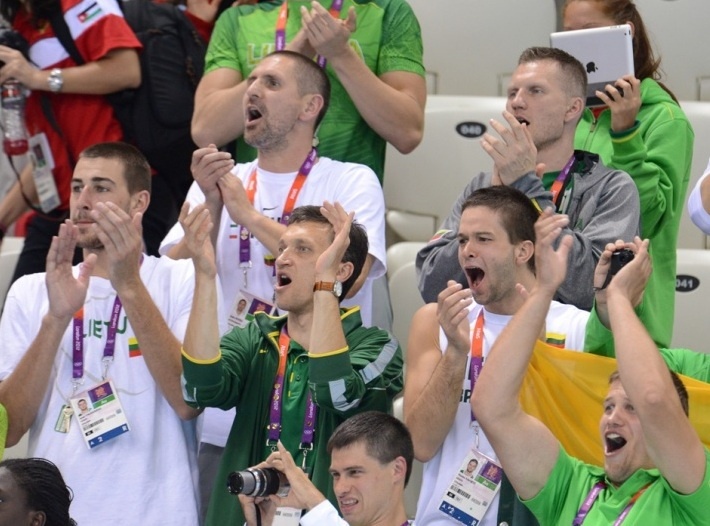 Λονδίνο 2012: Τα πανηγύρια της μπασκετικής Λιθουανίας για το χρυσό της Μεϊλουτίτε