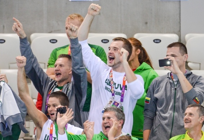 Λονδίνο 2012: Τα πανηγύρια της μπασκετικής Λιθουανίας για το χρυσό της Μεϊλουτίτε