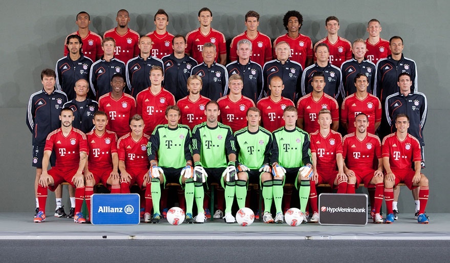 Η φωτογράφηση της Μπάγερν (photos+video)