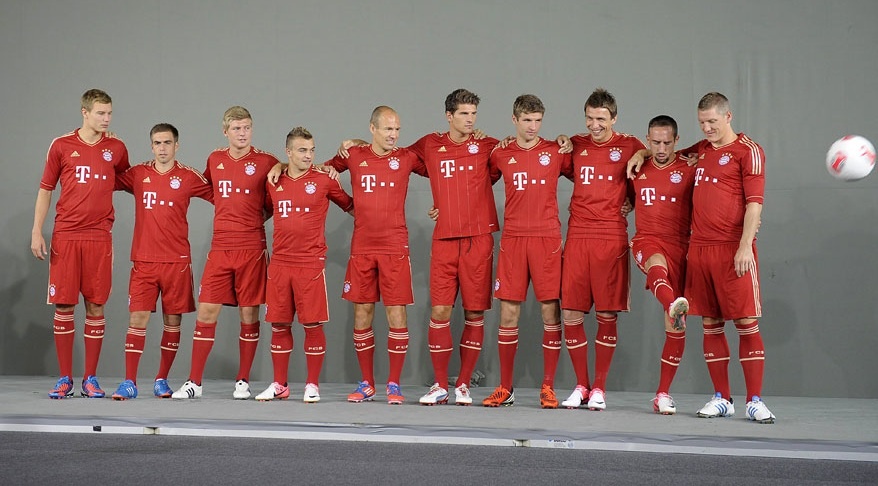 Η φωτογράφηση της Μπάγερν (photos+video)