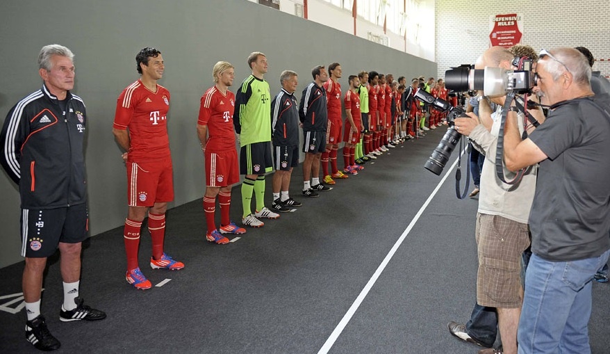 Η φωτογράφηση της Μπάγερν (photos+video)