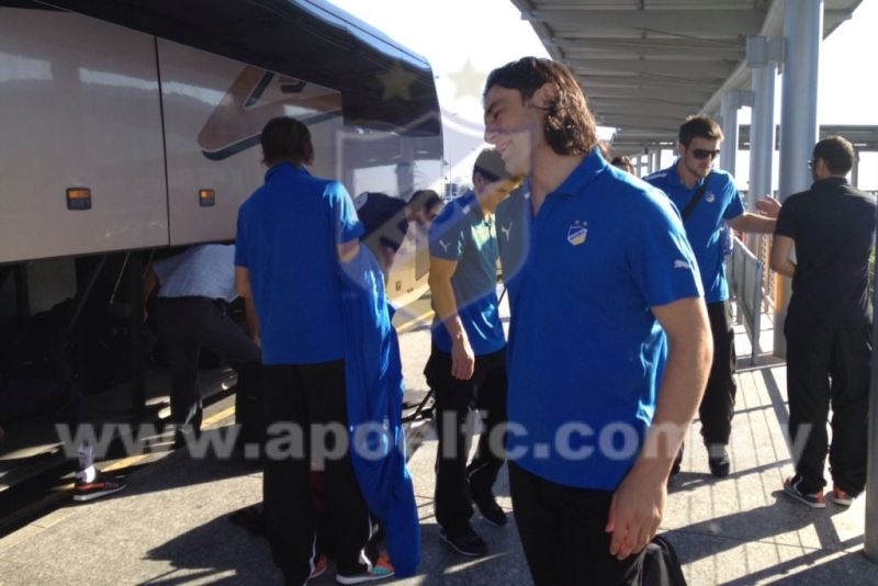 Η αναχώρηση του ΑΠΟΕΛ για το Αζερμπαϊτζάν (photos)