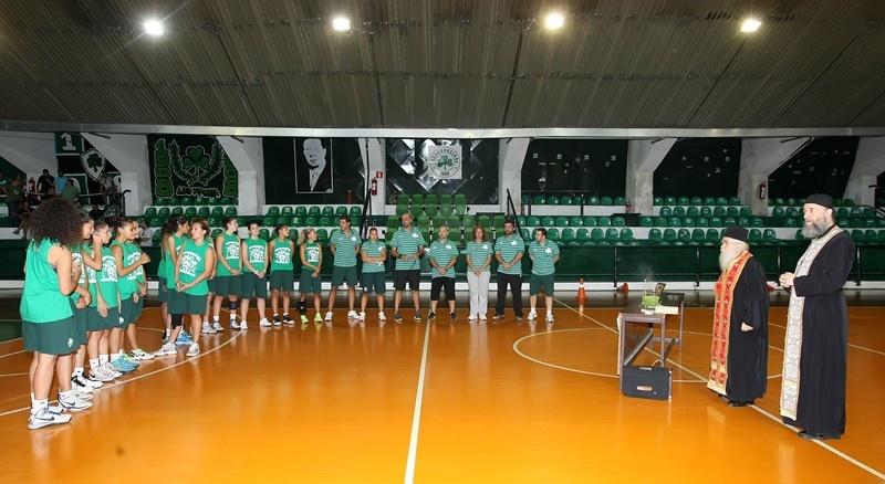 Προπόνηση και αγιασμός στον Παναθηναϊκό (photos)