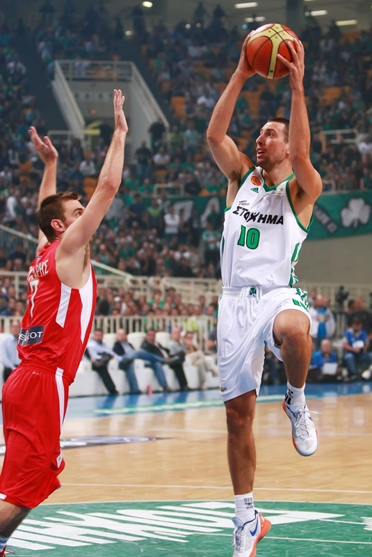 Παναθηναϊκός-Ολυμπιακός: Ούκιτς και Σπανούλης... on fire! (photos)