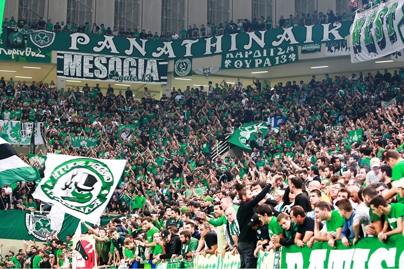 Παναθηναϊκός – Ολυμπιακός: Η «πράσινη» κερκίδα (photos+video)