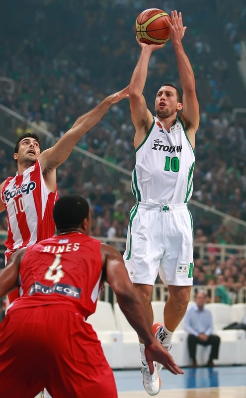 Παναθηναϊκός-Ολυμπιακός: Ούκιτς και Σπανούλης... on fire! (photos)