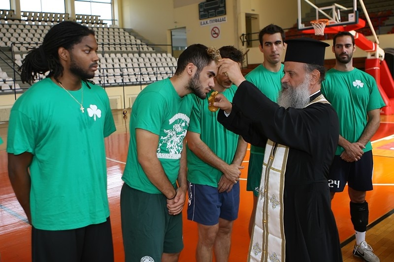 Παναθηναϊκός: Παρουσία Μακρόπουλου ο αγιασμός (photos)