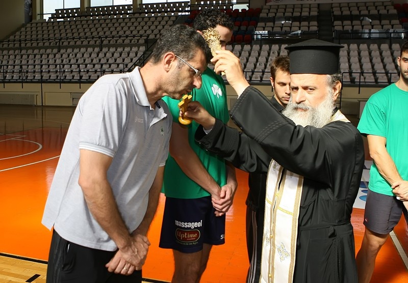 Παναθηναϊκός: Παρουσία Μακρόπουλου ο αγιασμός (photos)