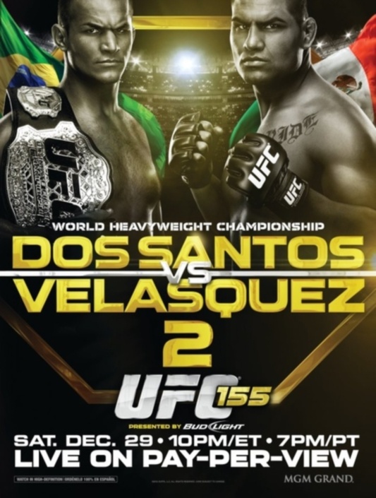 UFC 155: Το πόστερ του «Dos Santos vs Velasquez 2»
