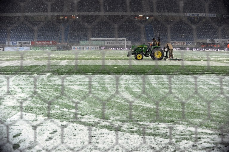 Αναβλήθηκε το Σοσό – Εβιάν λόγω χιονιού (photos)