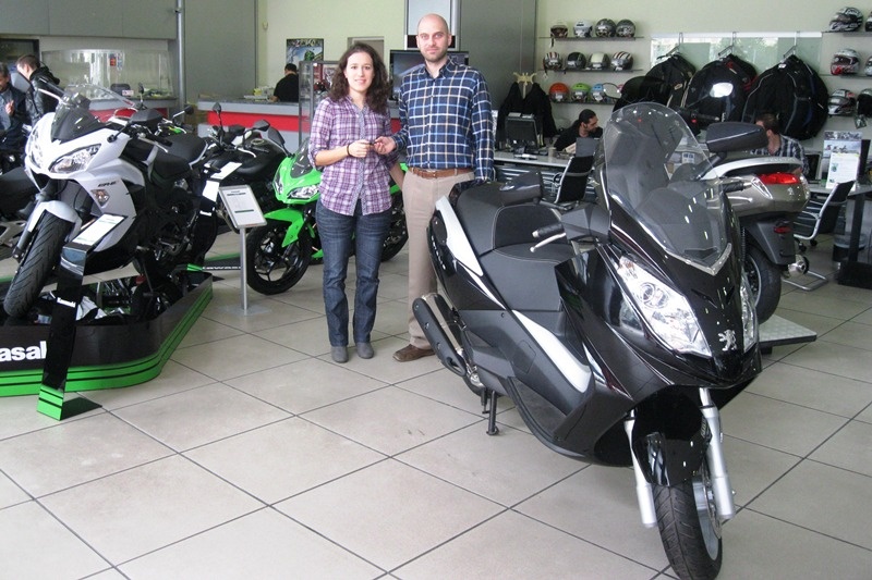 Η νικήτρια του scooter Peugeot Satelis 500CC!