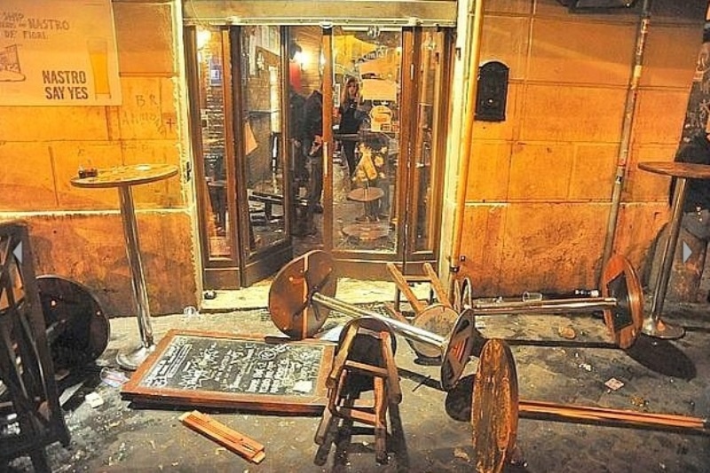 Επεισόδια με οπαδούς της Λάτσιο και της Τότεναμ στη Ρώμη (photos+videos)