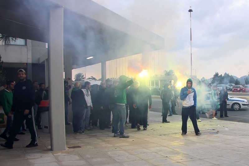 Παναθηναϊκός: Υποδοχή στα Χανιά (photos)