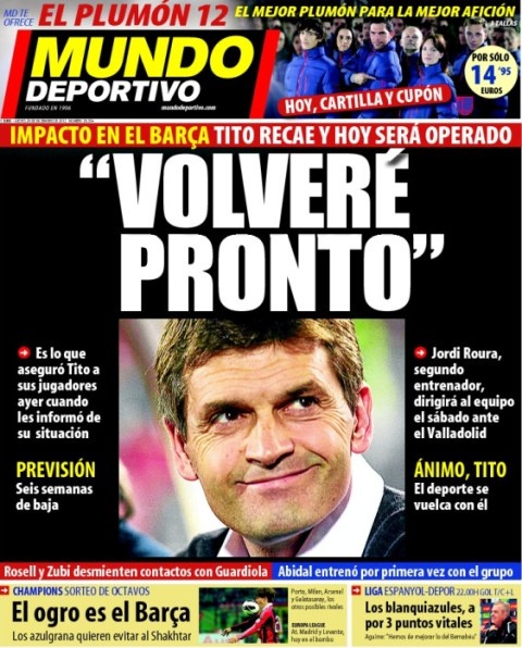 Τίτο Βιλανόβα: Όλη η Ισπανία στο πλευρό του!