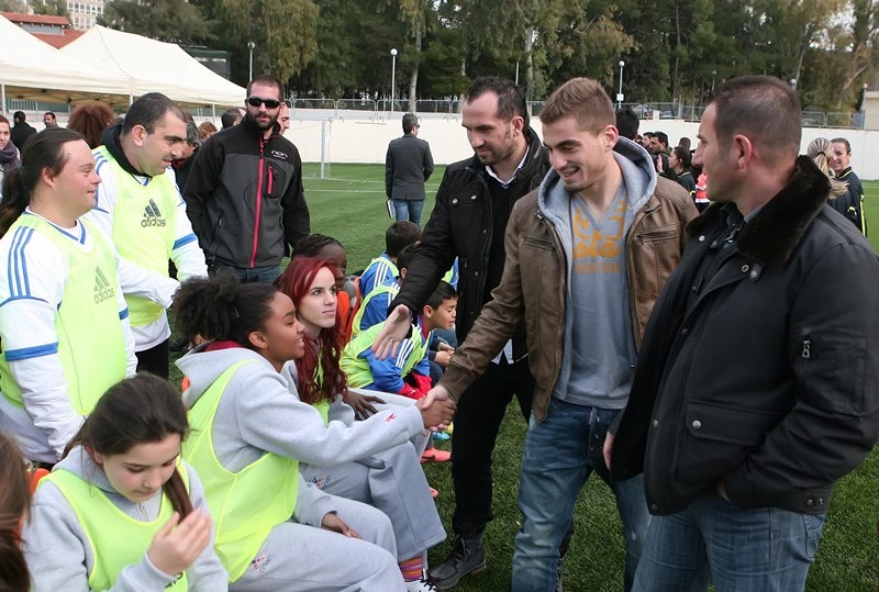 ΕΠΟ και Εθνική έστειλαν μήνυμα αγάπης (photos)