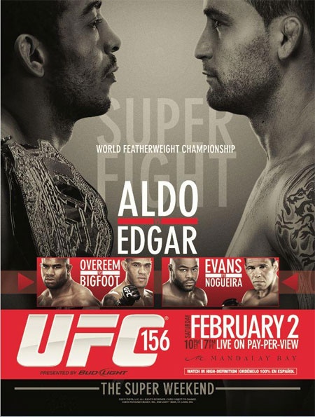 UFC 156: Το επίσημο πόστερ