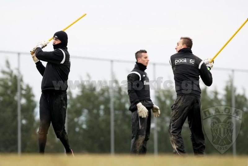 ΠΑΟΚ: Τo photostory της σημερινής προπόνησης