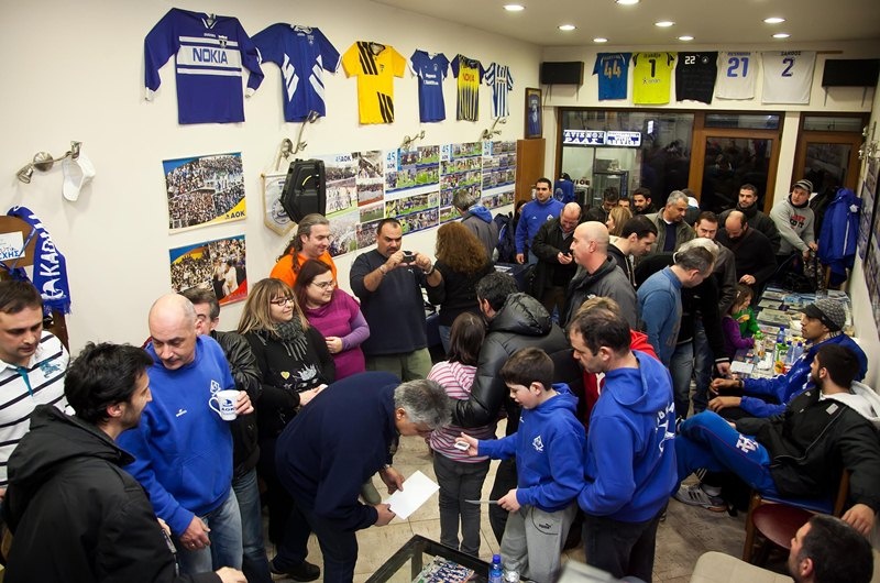 Καβάλα: Επίσκεψη στη Λέσχη Φιλάθλων (photos)