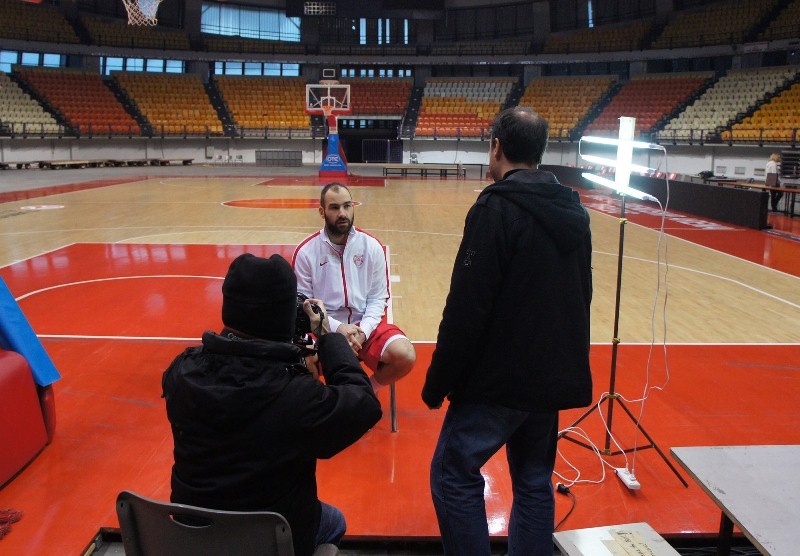 Ολυμπιακός: Στο ESPN Χάινς, Σπανούλης, Πρίντεζης (photos)