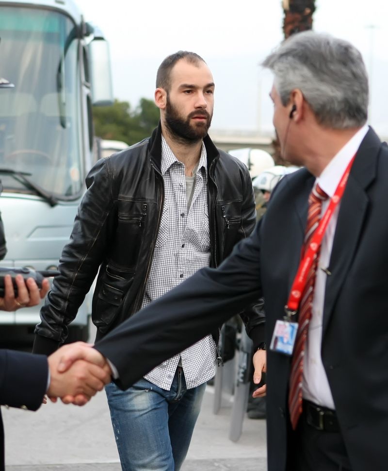 Η άφιξη του Ολυμπιακού (photos)