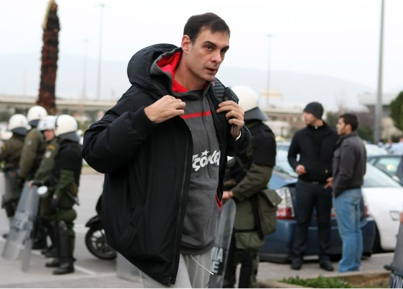 Η άφιξη του Ολυμπιακού (photos)