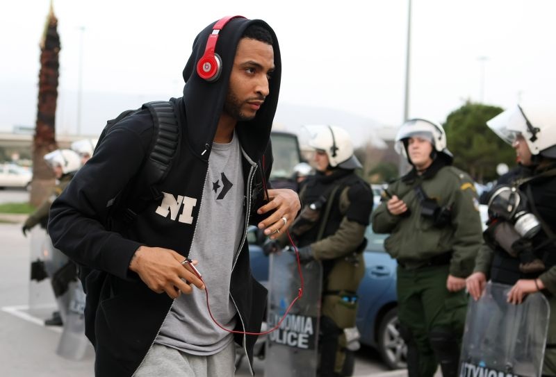 Η άφιξη του Ολυμπιακού (photos)