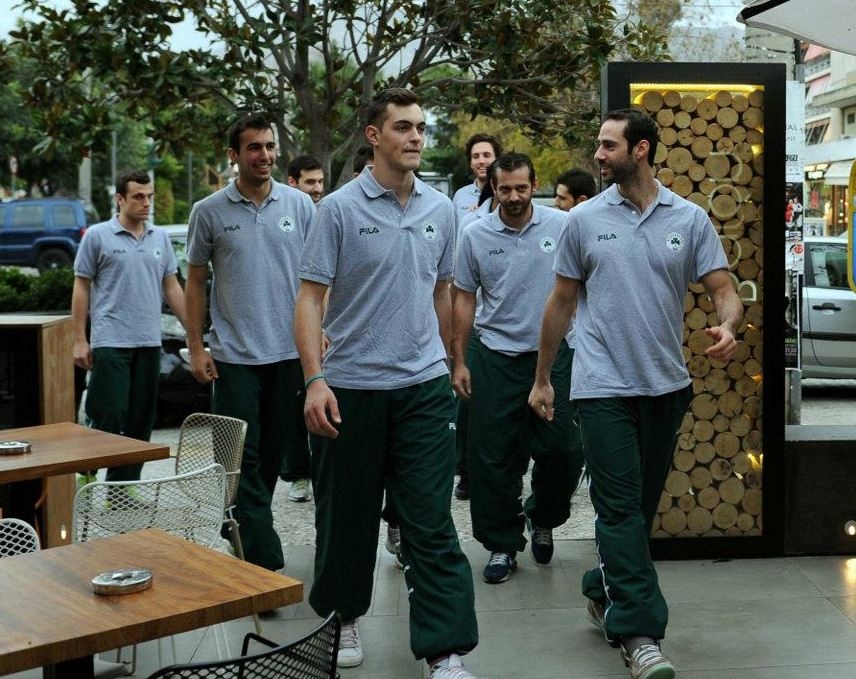 Παναθηναϊκός: Στιγμές χαλάρωσης στο Baron (Photos)