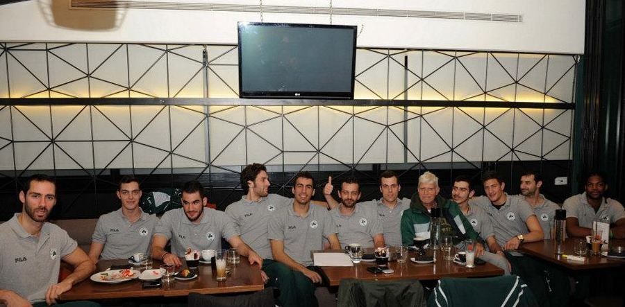 Παναθηναϊκός: Στιγμές χαλάρωσης στο Baron (Photos)