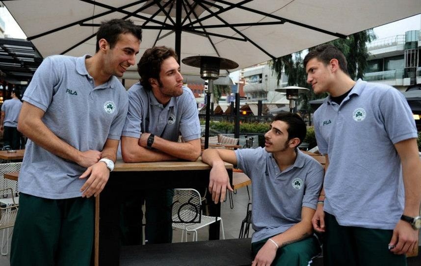Παναθηναϊκός: Στιγμές χαλάρωσης στο Baron (Photos)