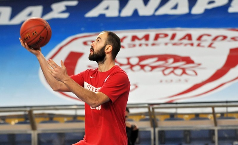 Ολυμπιακός: Με Αγγελόπουλους η προπόνηση (photos)