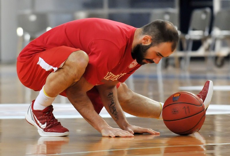 Ολυμπιακός: Με Αγγελόπουλους η προπόνηση (photos)