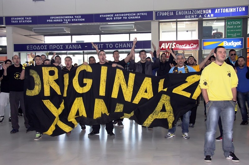 ΑΕΚ: Original αποθέωση στα Χανιά (photos)