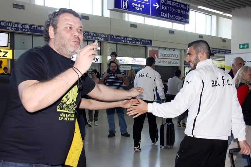 ΑΕΚ: Original αποθέωση στα Χανιά (photos)