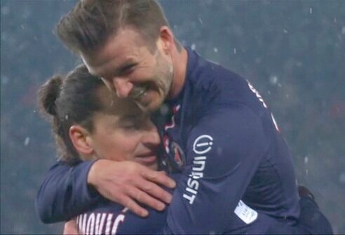 Παρί Σεν Ζερμέν: Το ντεμπούτο του Μπέκαμ και η Βικτόρια (photos+videos)