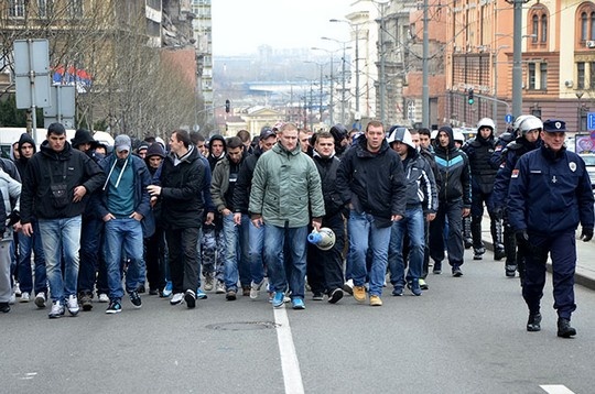 Σύμμαχοι οι φίλοι της Παρτιζάν και του Ερυθρού Αστέρα (photos+video)