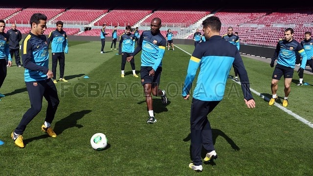 Μπαρτσελόνα: Η τελευταία προπόνηση στο Καμπ Νου για Ρεάλ (photos+videos)