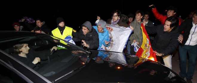 Υποδοχή ηρώων στη Μαδρίτη (photos)