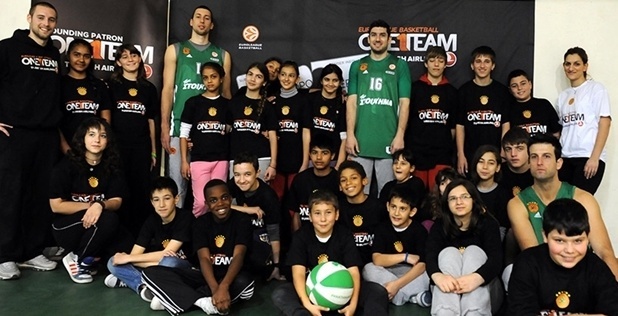 Παναθηναϊκός: Δίπλα στο One Team της Ευρωλίγκας και τα παιδιά (photos)