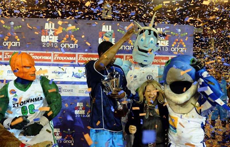 All Star Game: Αγρίεψαν οι μασκότ! (videos+photos)