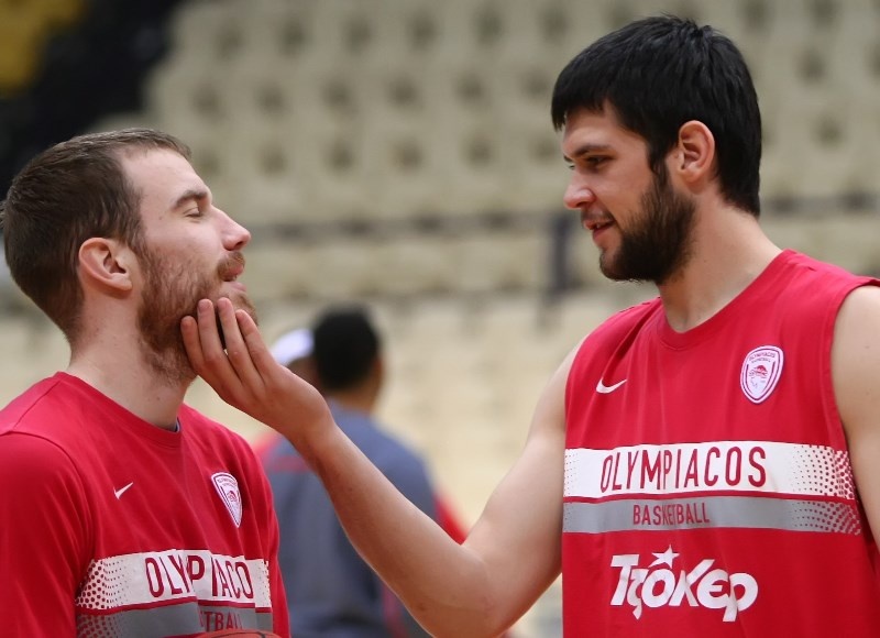 Ολυμπιακός: Με Π. Αγγελόπουλο η προπόνηση (photos)