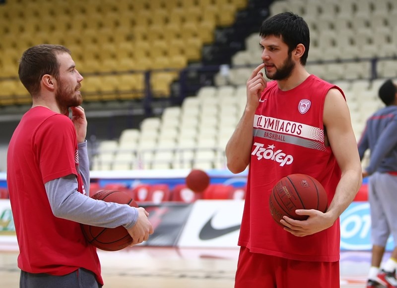 Ολυμπιακός: Με Π. Αγγελόπουλο η προπόνηση (photos)