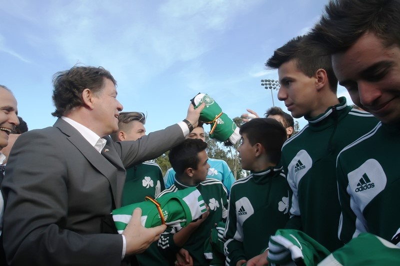 Παναθηναϊκός: Γκολ στον ρατσισμό (photos)