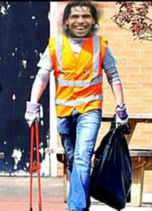 Μάντσεστερ Σίτι: Σκουπιδιάρης… ο Τέβεζ! (photos)