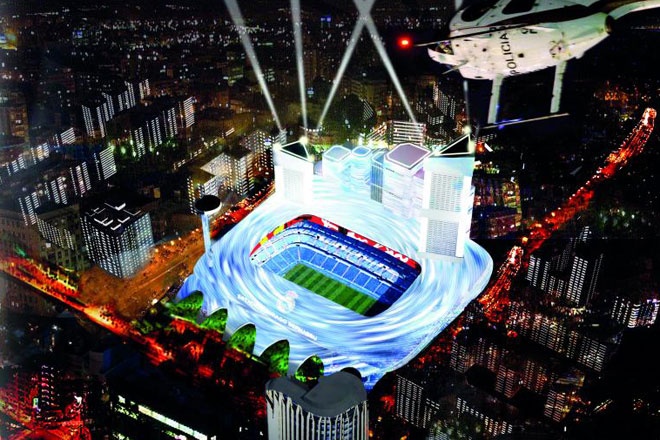 Ρεάλ Μαδρίτης: Πλάνα ανακατασκευής του «Σαντιάγκο Μπερναμπέου» (photos)