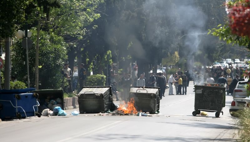 ΑΕΚ: Φωτιές στη Νέα Φιλαδέλφεια (photos)