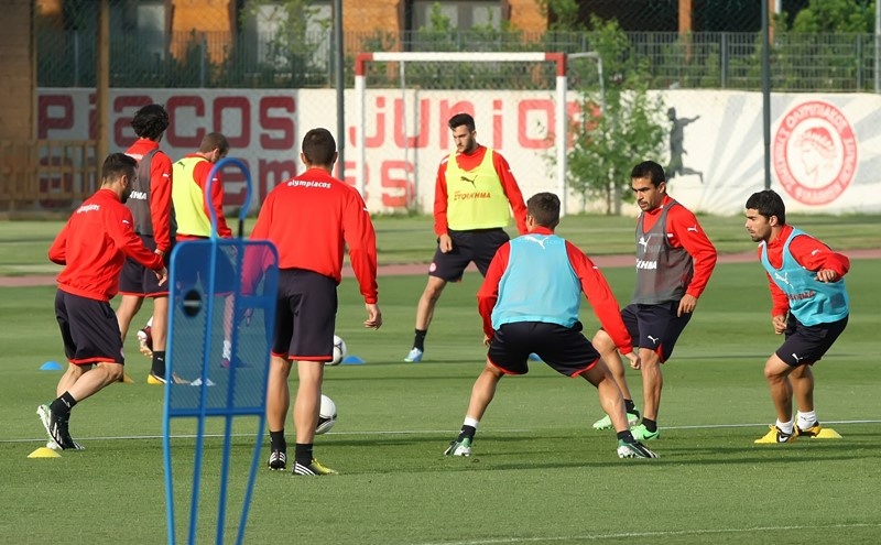 Ολυμπιακός: Με Μίτσελ η προπόνηση (photos+videos)