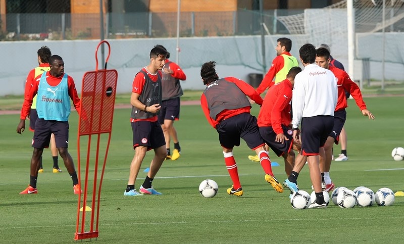 Ολυμπιακός: Με Μίτσελ η προπόνηση (photos+videos)