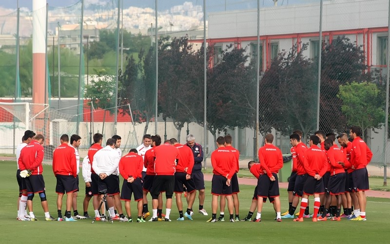 Ολυμπιακός: Με Μίτσελ η προπόνηση (photos+videos)