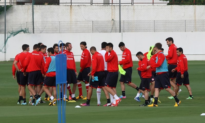 Ολυμπιακός: Με Μίτσελ η προπόνηση (photos+videos)